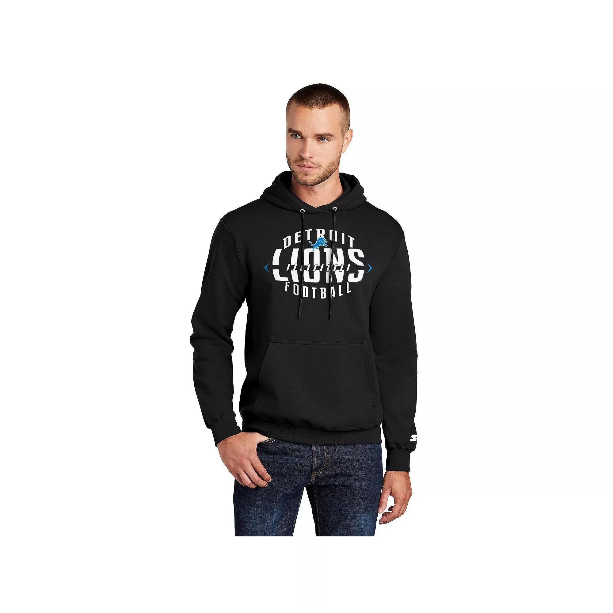 Men's Starter Black Buffalo Bills Football Pullover Hoodie, Size: XXL Product Image