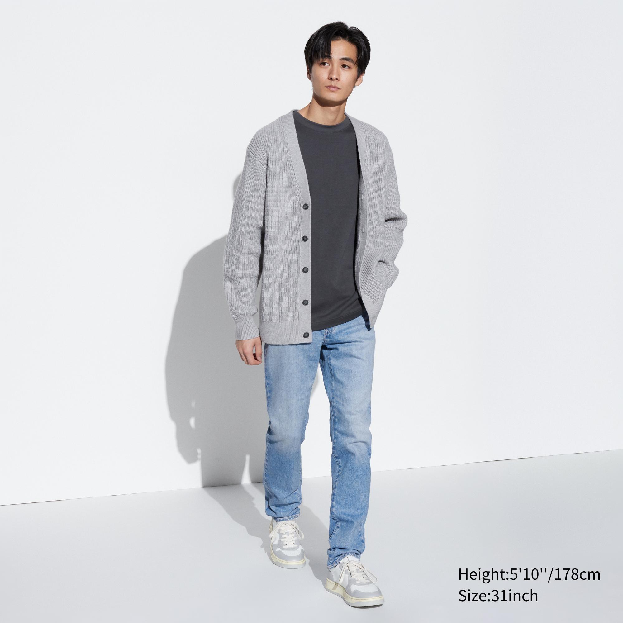 Mens Slim Jeans Blue 28 inch UNIQLO US Product Image
