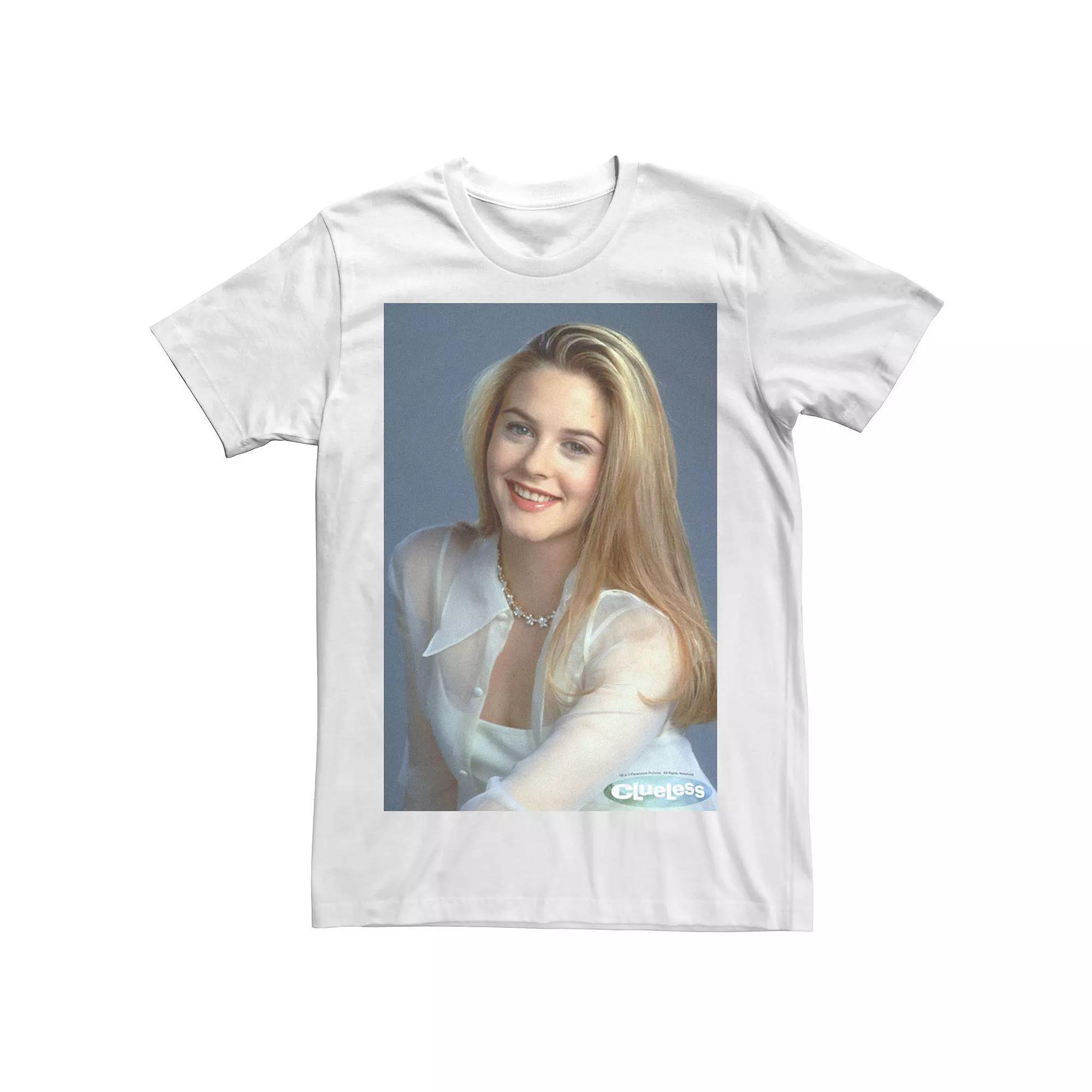 Men's Clueless Cher's Portrait Tee, Size: XL, White Product Image