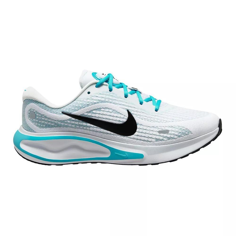Nike Journey Run Men's Road Running Shoes, Size: 12, White Black Cactus Product Image