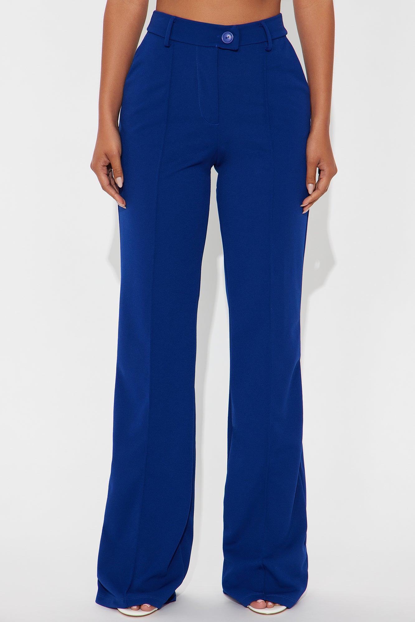 Tall Heidi Wide Leg Trouser Pant - Royal Product Image