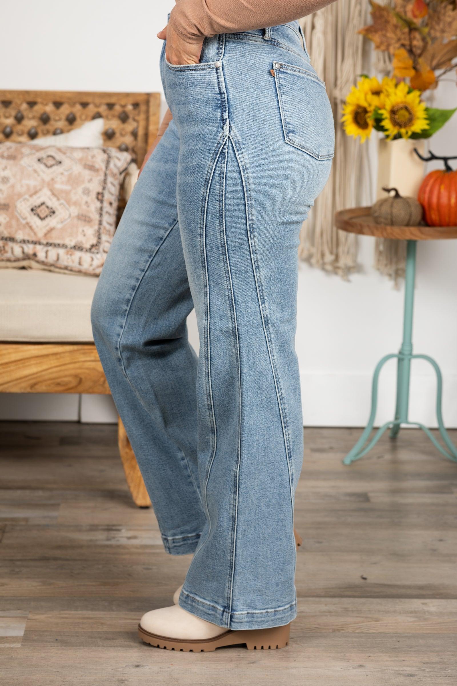 Judy Blue Side Seam Insert Detail Retro Jean Product Image