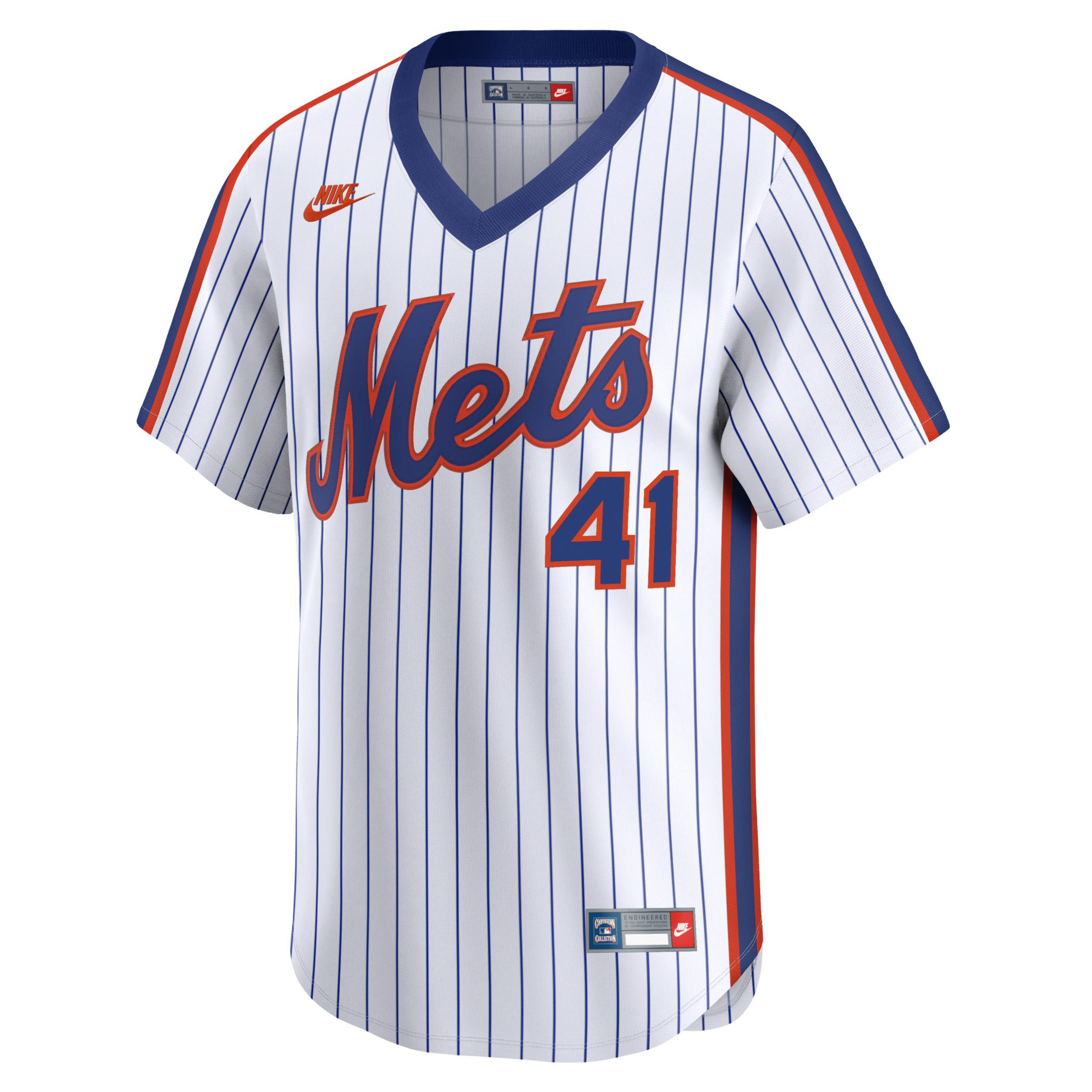 Men's Nike Tom Seaver White New York Mets Throwback Cooperstown Limited Jersey, Size: 2XL Product Image