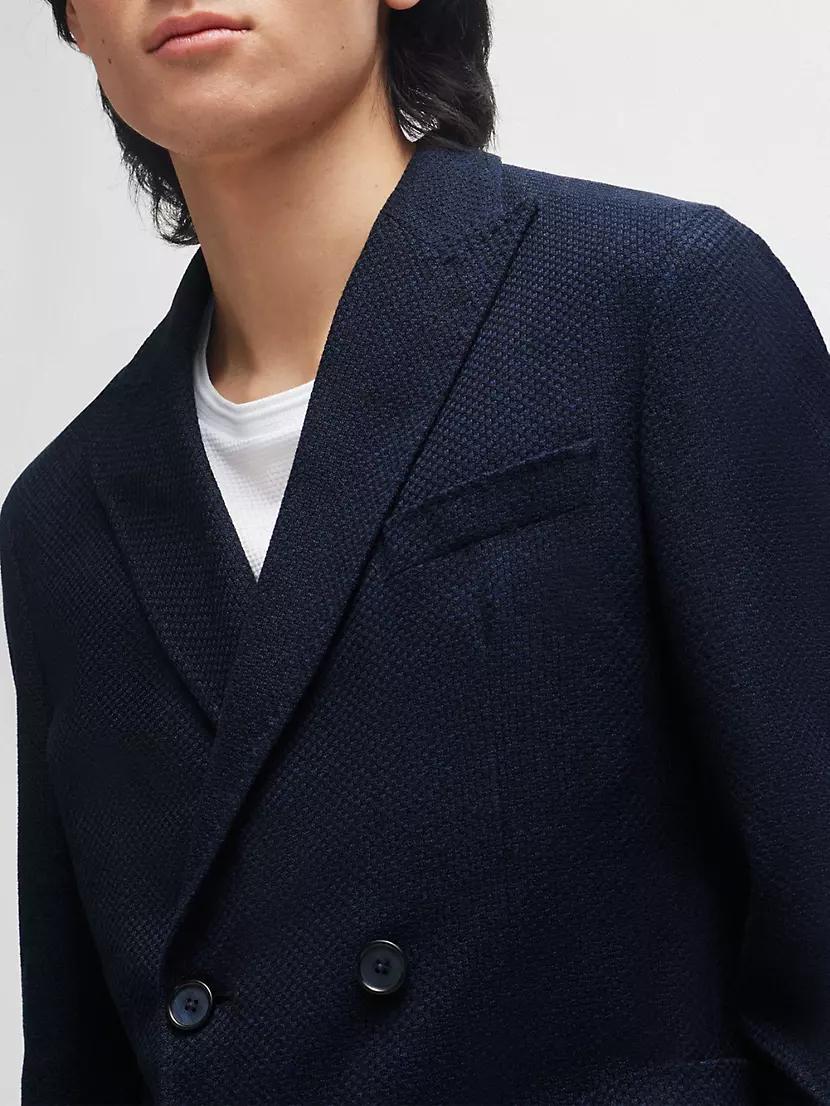Slim-Fit Jacket in Cotton Product Image