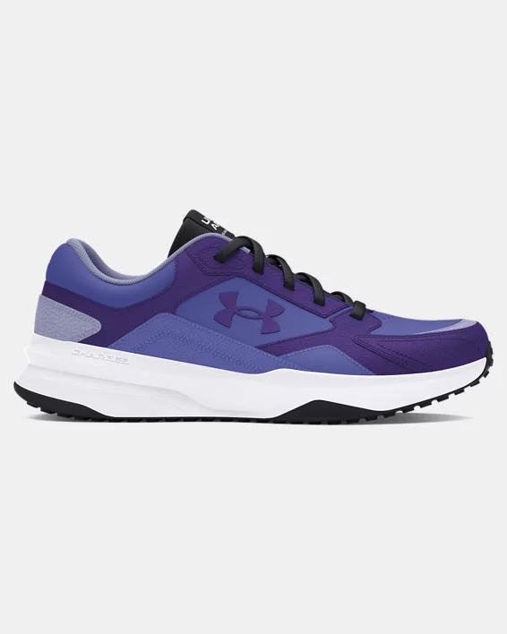 Under Armour Mens Edge LTHR - Shoes Starlight/Deep Periwinkle/White Product Image