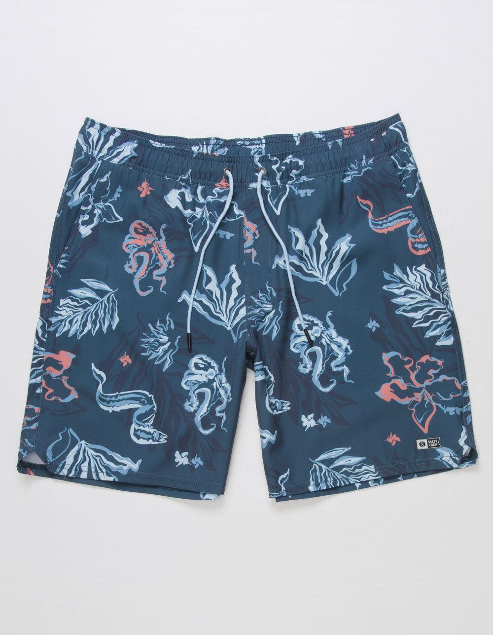 SALTY CREW Lowtide Mens 18'' Elastic Boardshorts - DARK BLUE Product Image
