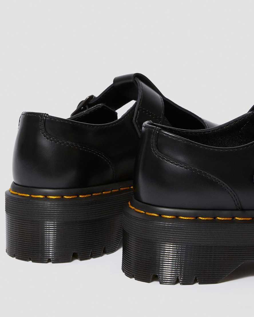Bethan Polished Smooth Leather Platform Shoes Product Image