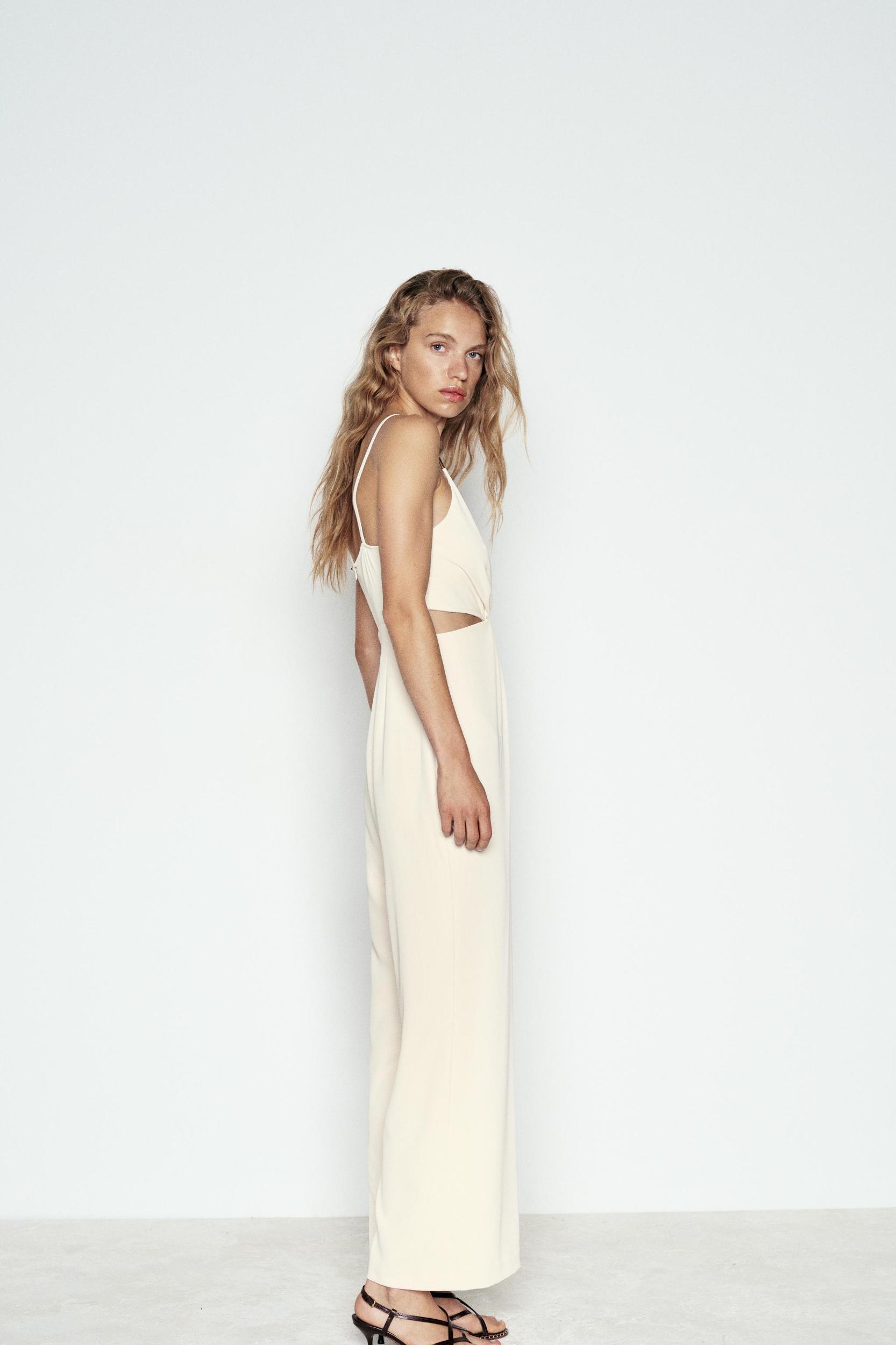WIDE JUMPSUIT WITH CUT OUT Product Image