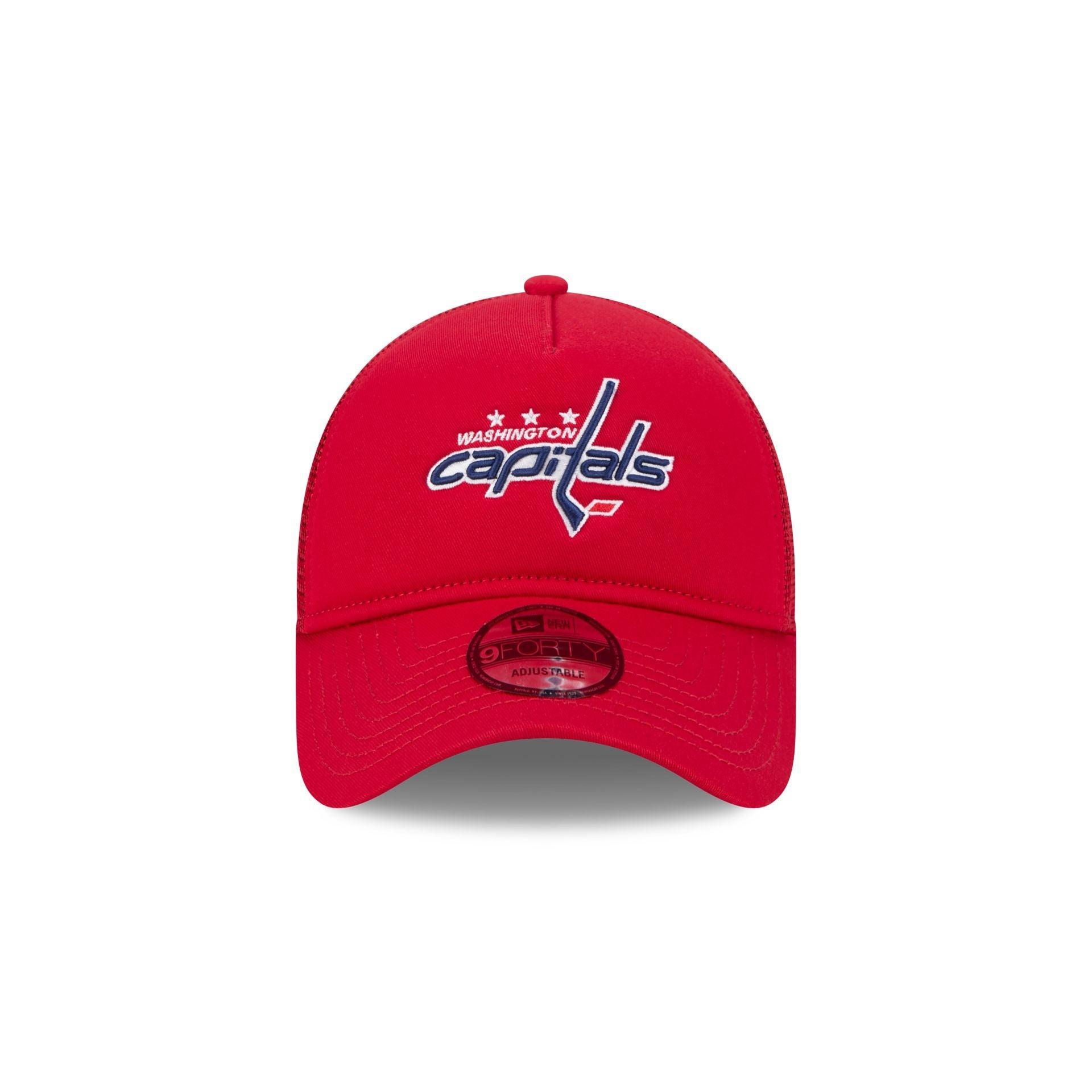 Washington Capitals 9FORTY A-Frame Trucker Hat Male Product Image