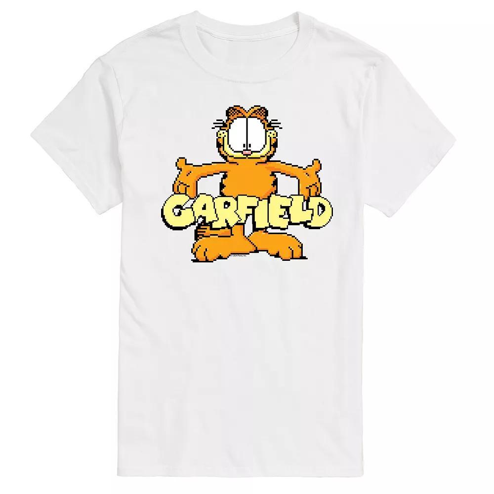 Mens Garfield Standing Logo Graphic Tee Product Image