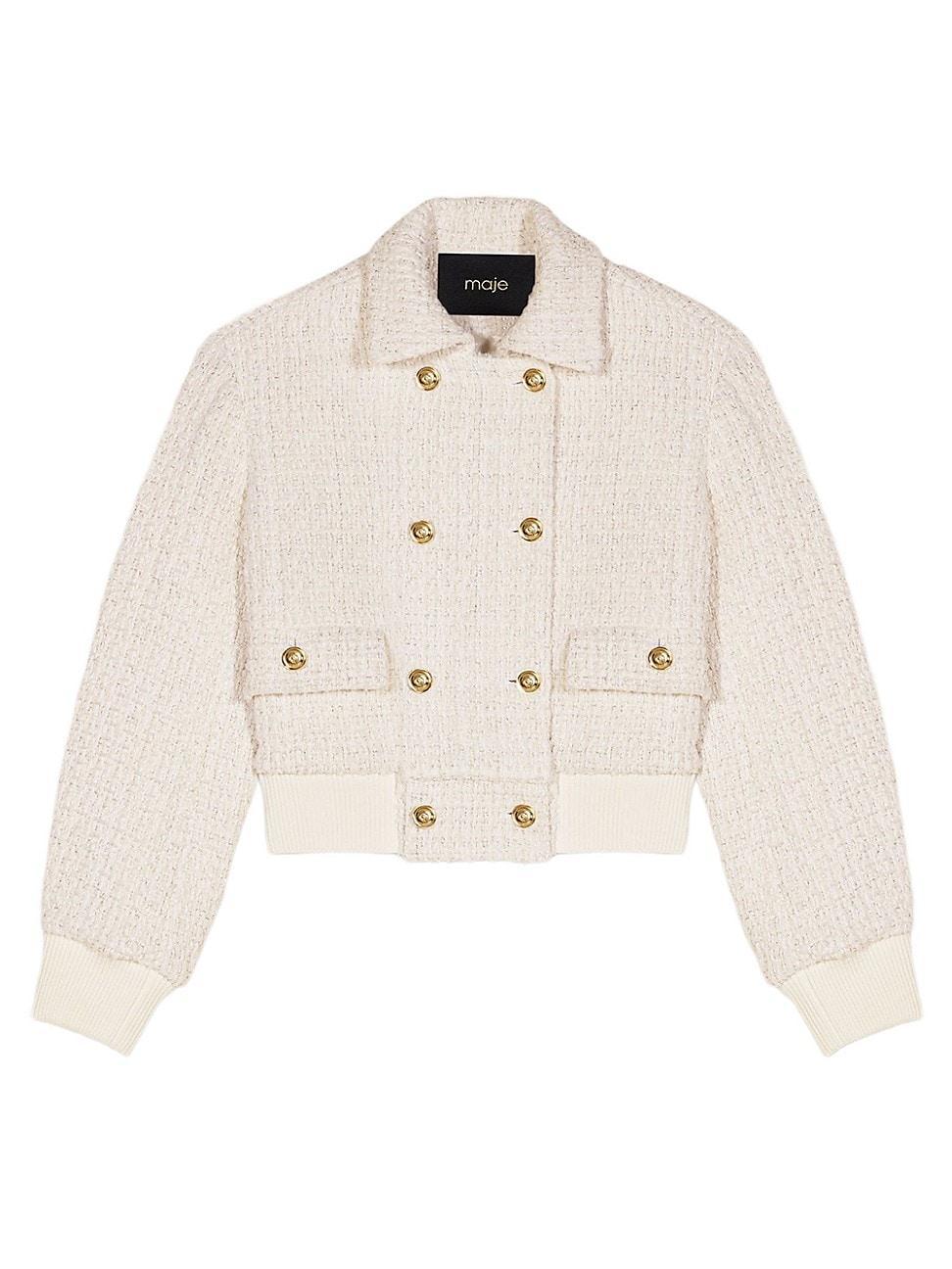 Womens Short Tweed Jacket Product Image