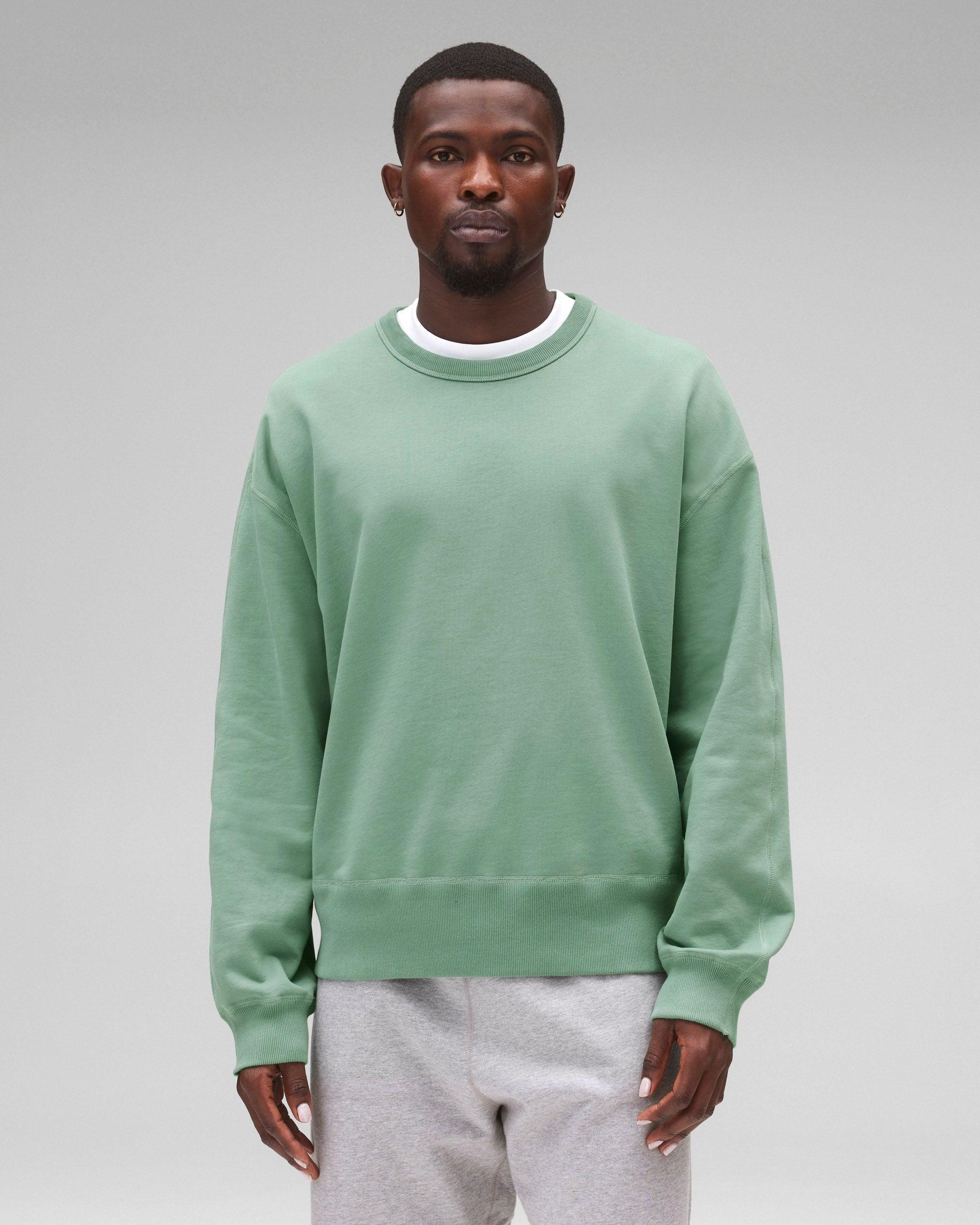 Midweight Terry Relaxed Crewneck Male Product Image