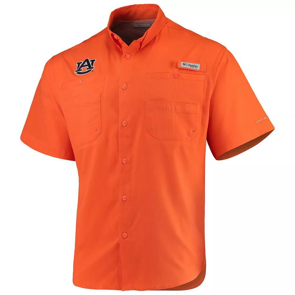 Men's Columbia Orange Auburn Tigers PFG Tamiami Shirt, Size: Medium Product Image