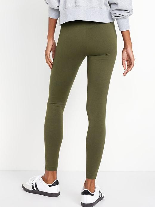High-Waisted Jersey Leggings Product Image