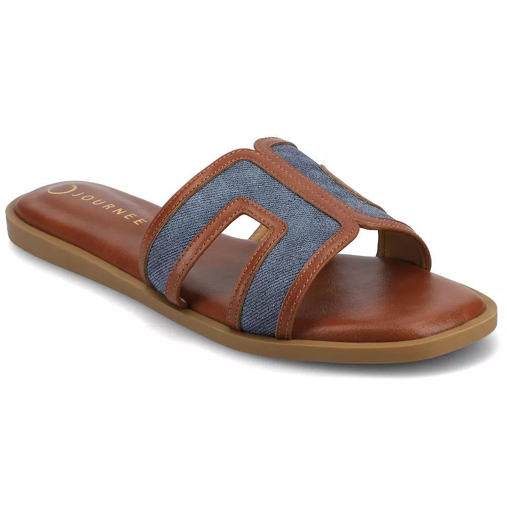 Journee Collection Womens Primah Slide Sandal Product Image