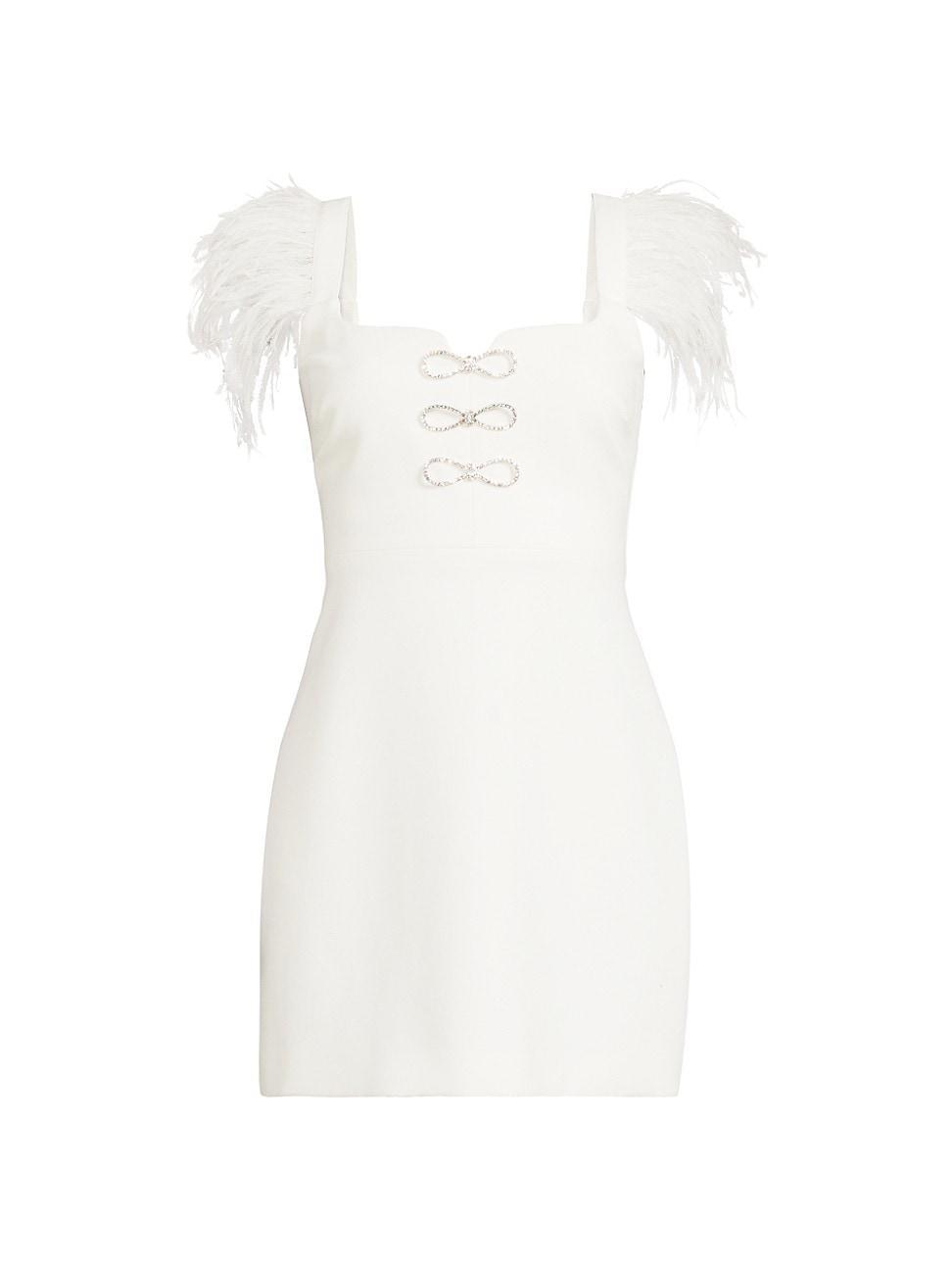 Womens Rizzo Embellished Sweetheart Minidress Product Image