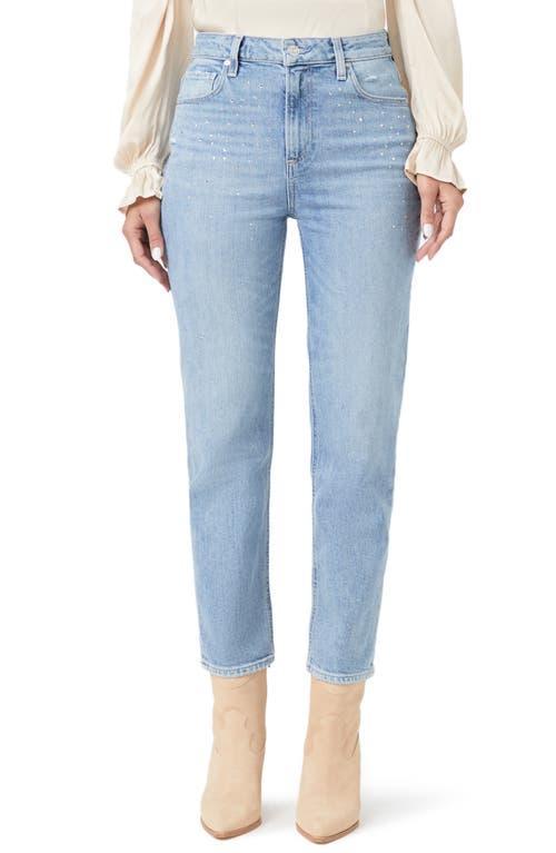 Paige Sarah Straight Ankle in Cherise Embellished (Cherise Embellished) Women's Jeans Product Image