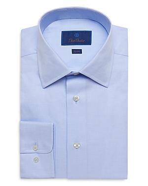 David Donahue Dobby Weave Trim Fit Dress Shirt Product Image