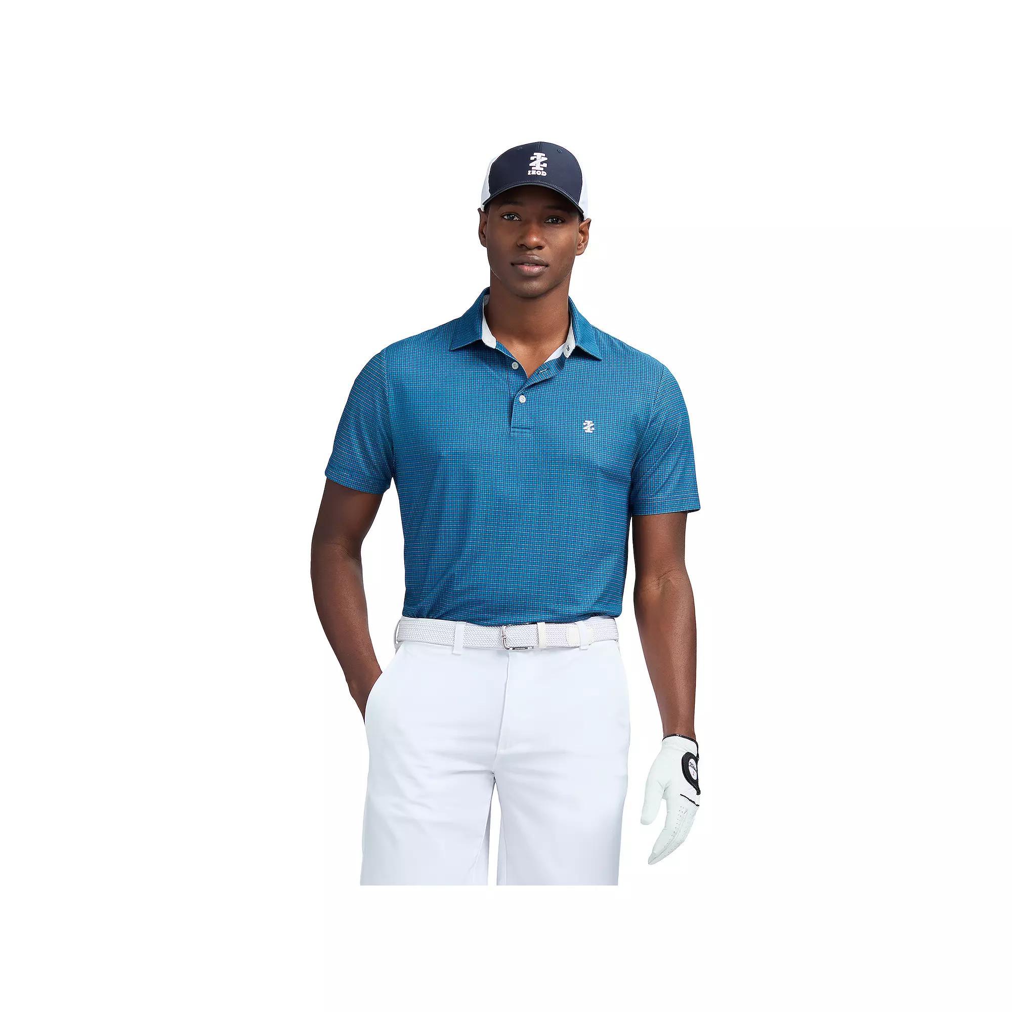 Men's IZOD Swingflex Elite Golf Short Sleeve Polo, Size: Medium, Dark Blue Product Image