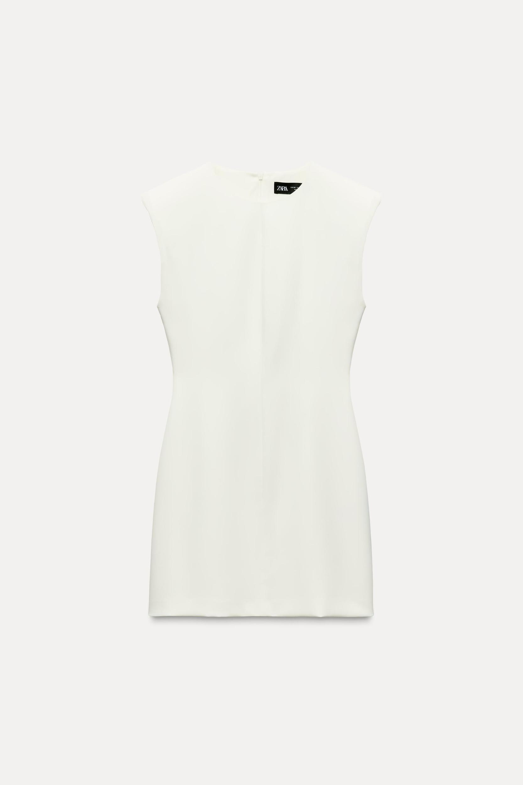 MINI DRESS WITH SHOULDER PADS Product Image