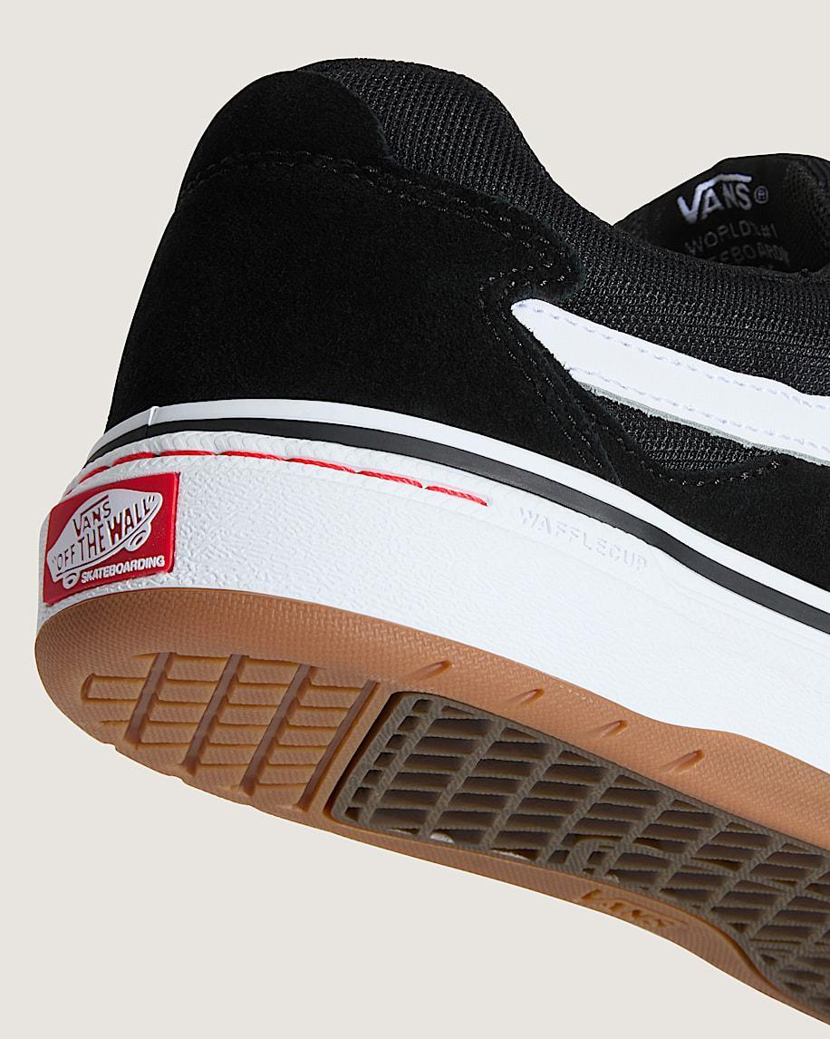Skate Kyle Walker Wafflecup Shoe in Black / White| Vans US Product Image