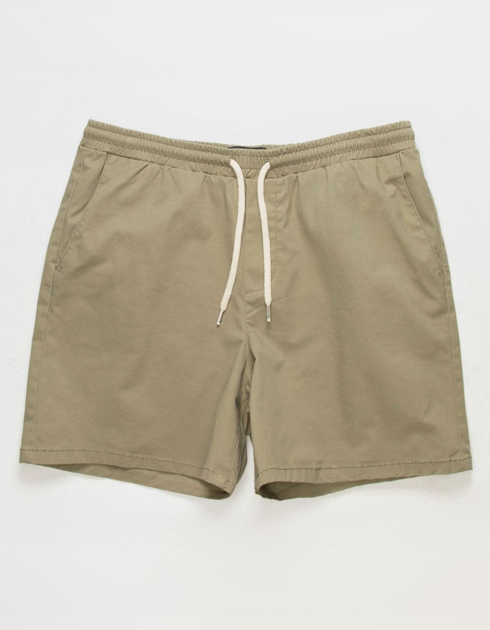 RSQ Mens 6" Pull On Shorts - MILITARY Product Image
