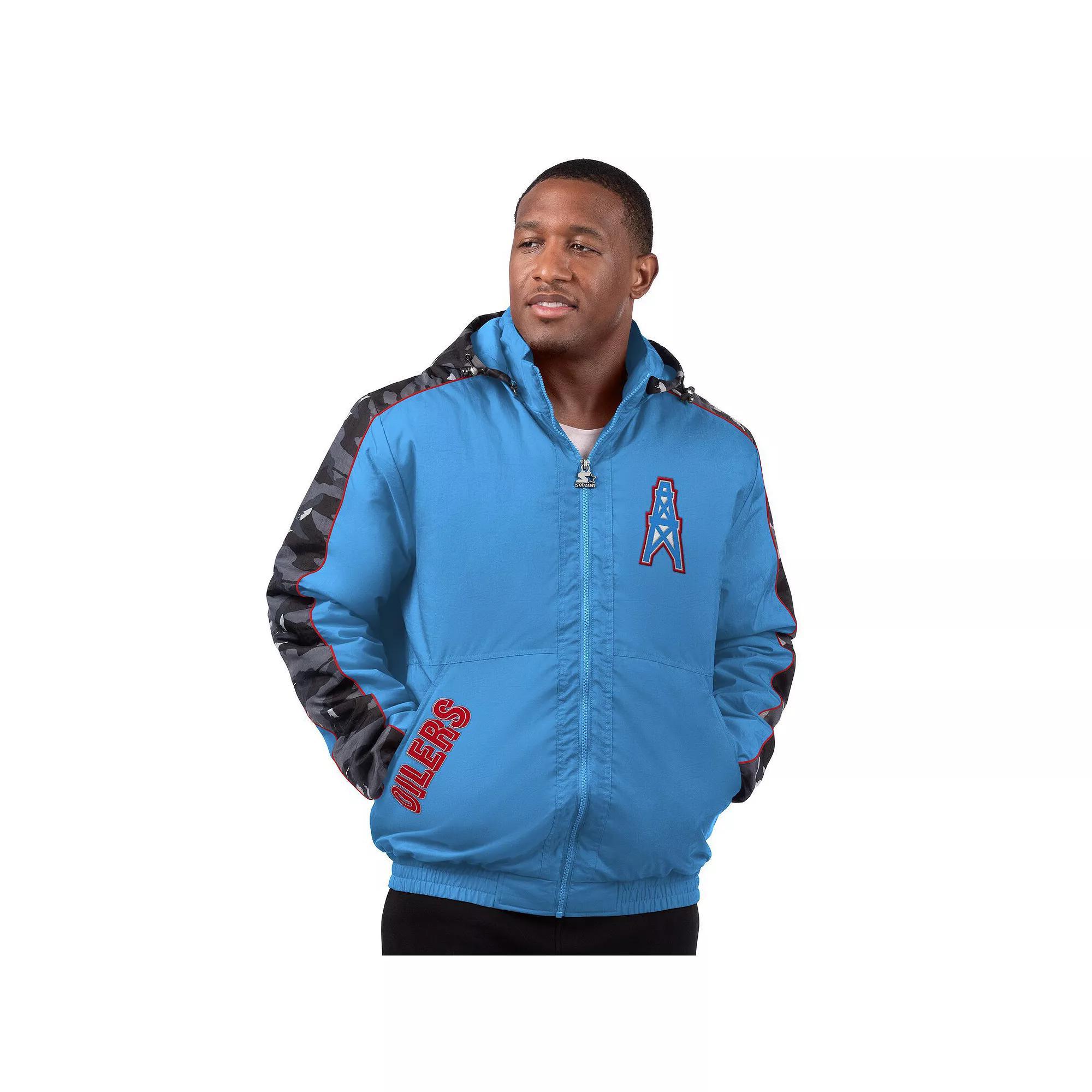 Mens Starter Aqua Miami Dolphins Thursday Night Gridiron Full-Zip Hoodie Jacket Turquoise A Product Image