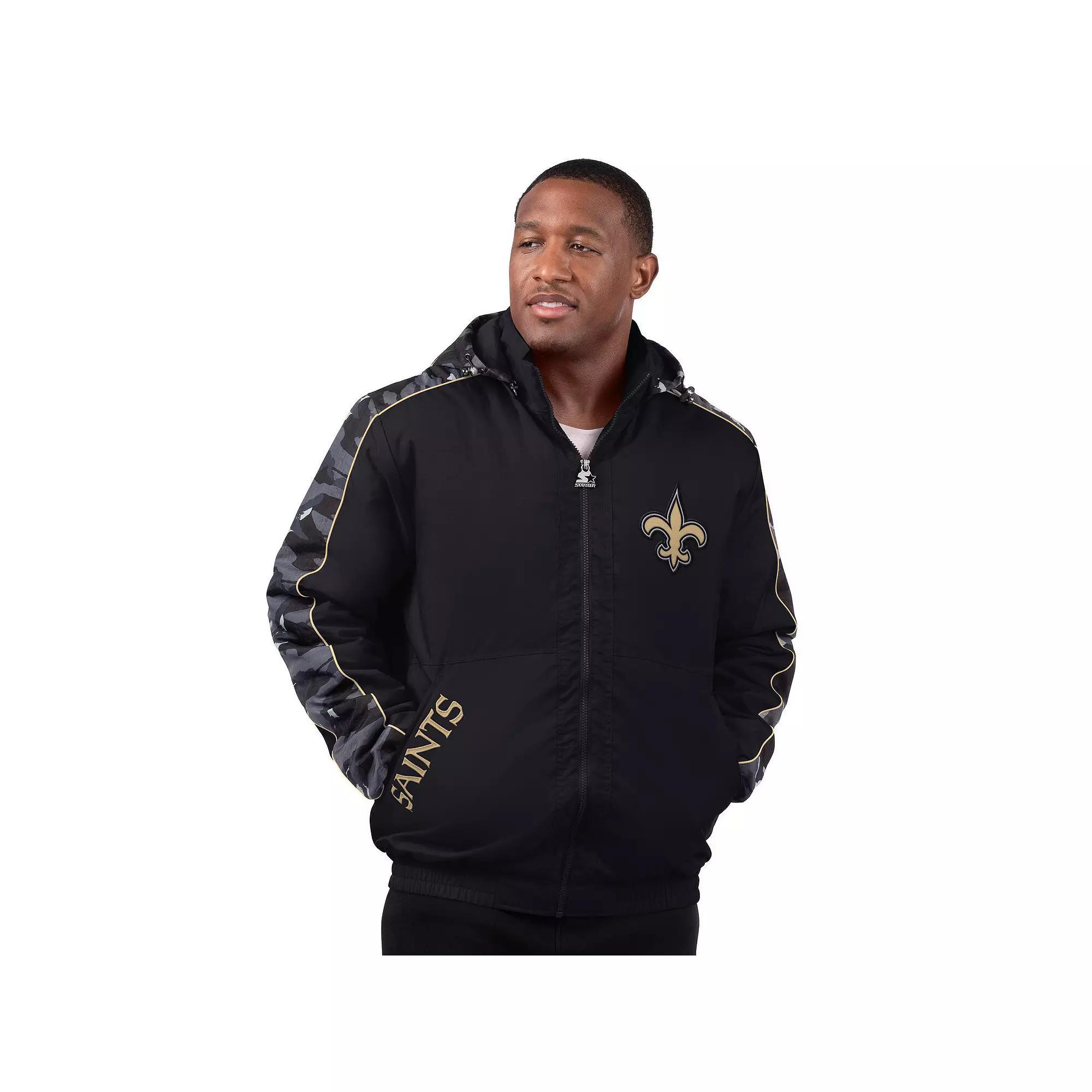Men's Starter Kelly Green Philadelphia Eagles Thursday Night Gridiron Full-Zip Hoodie Jacket, Size: Large Product Image