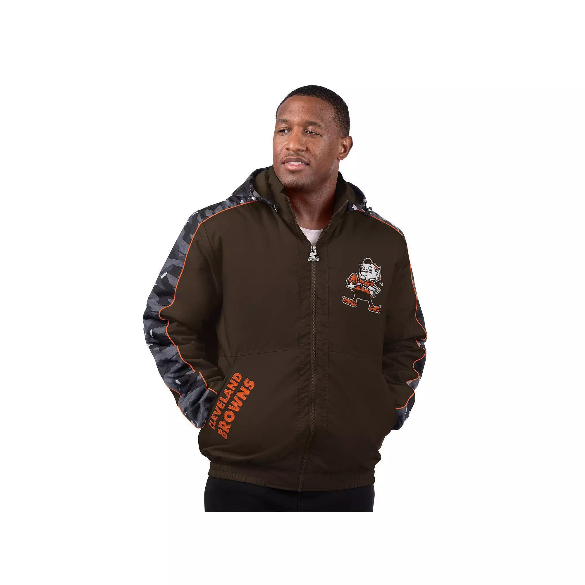 Mens Starter Aqua Miami Dolphins Thursday Night Gridiron Full-Zip Hoodie Jacket Turquoise A Product Image