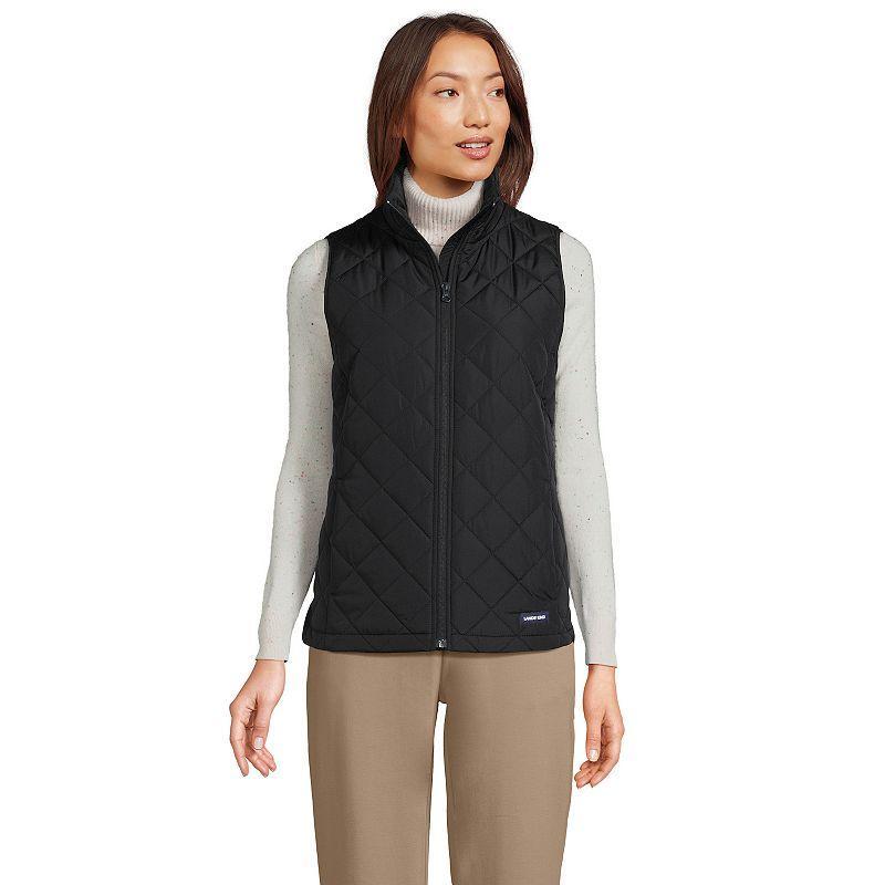 Women's Lands' End Insulated Vest, Size: XL, Subtle Blue Product Image