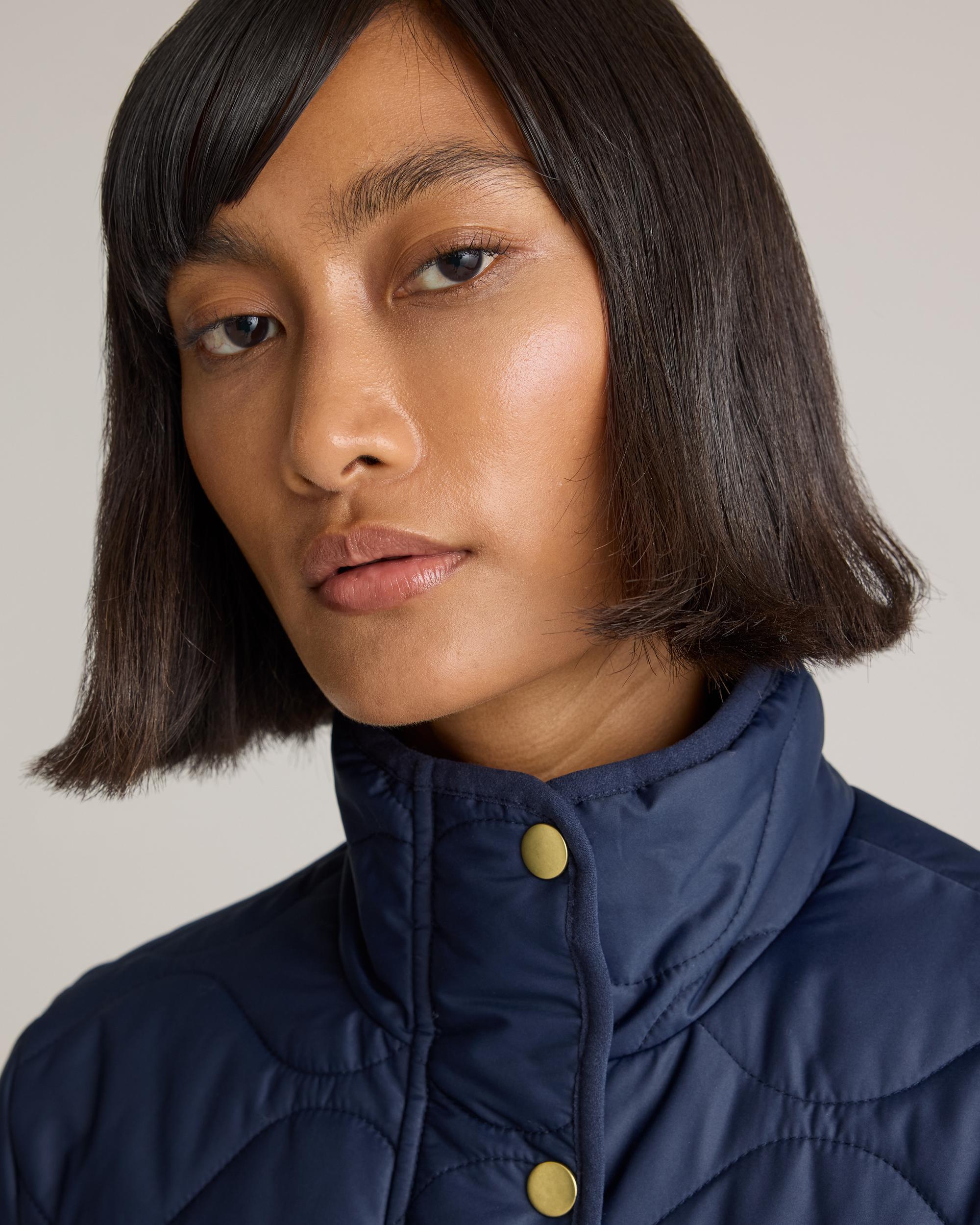 Quince | Women's Featherless Quilted Long Puffer Jacket Size XS, Nylon Product Image