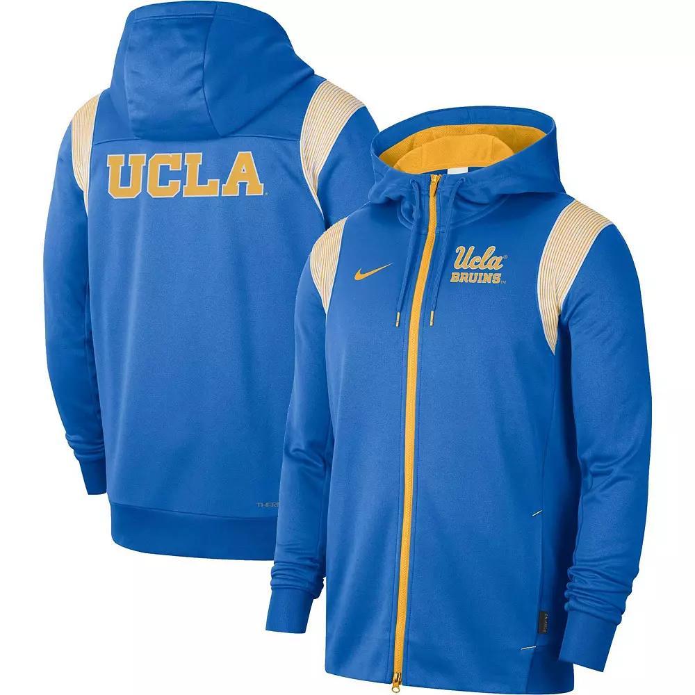 Men's Nike Royal Florida Gators Sideline Lockup Performance Full-Zip Hoodie Jacket, Size: XL, Blue Product Image