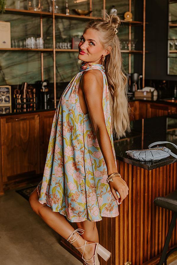 Downtown Happy Hour Satin Mini Dress Product Image