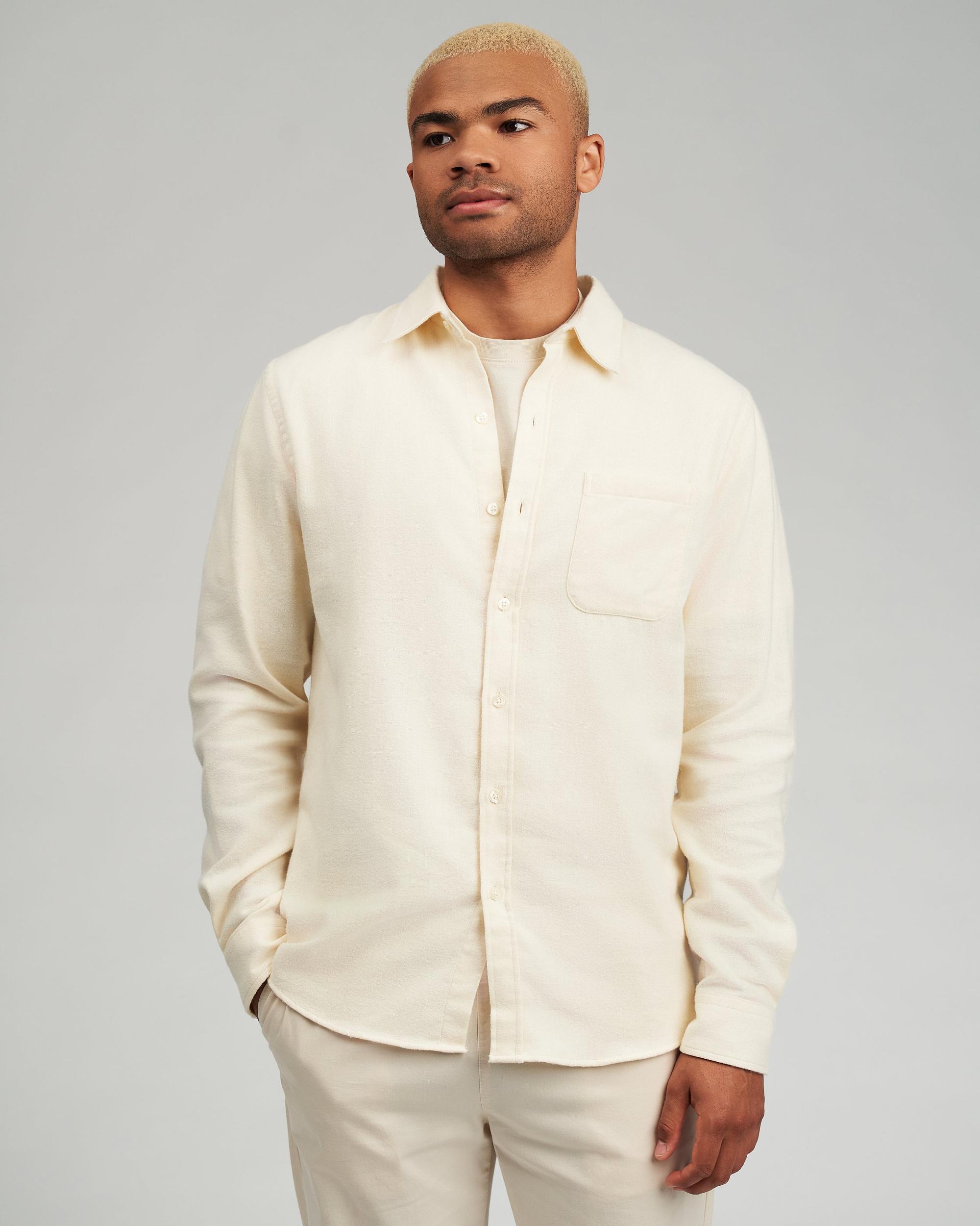 Organic Flannel Shirt - Ocean Green Product Image