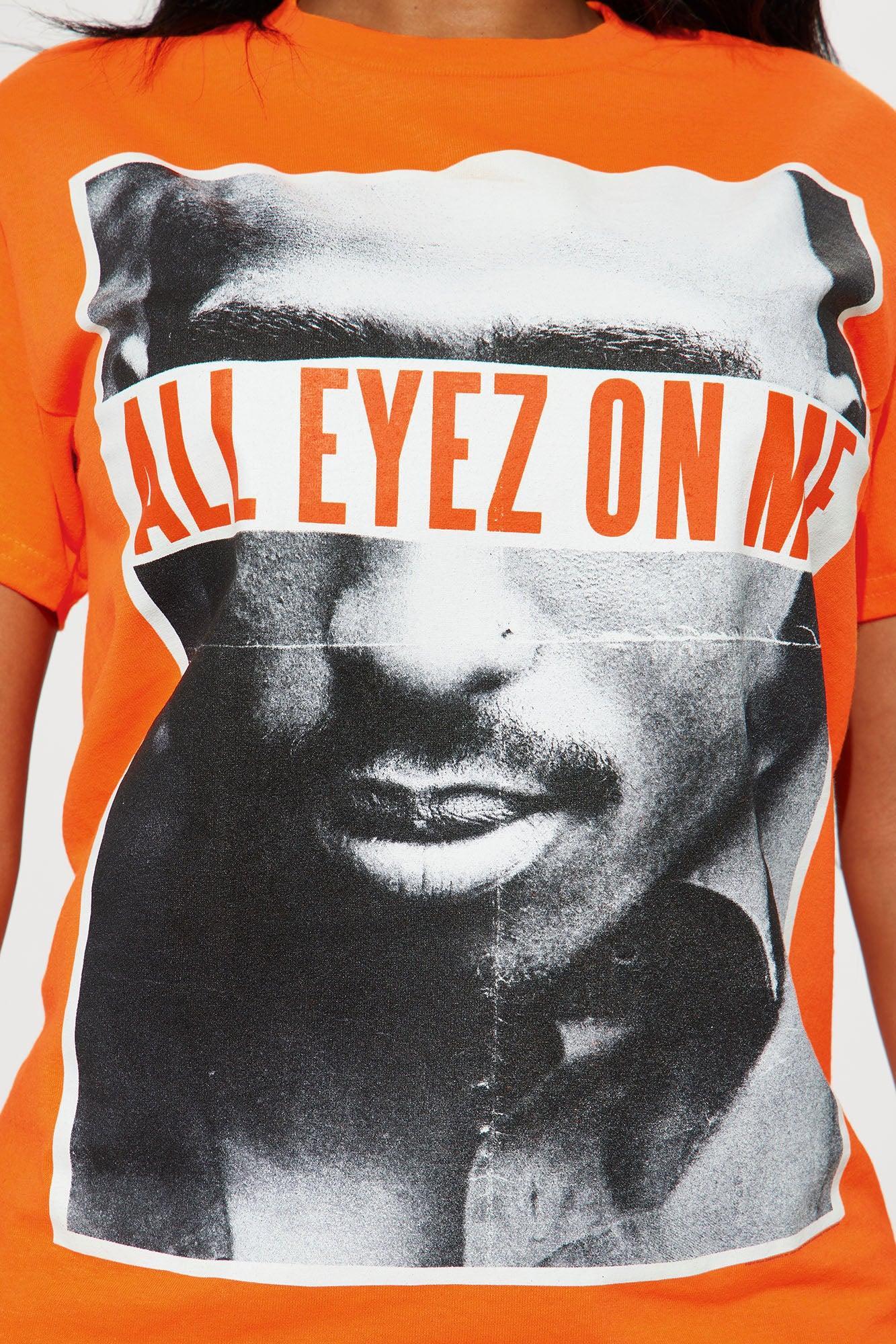 All Eyes On Me Top - Orange Product Image