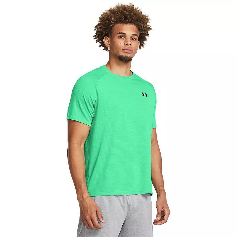 Men's Under Armour Tech Textured Short Sleeve Tee, Size: Medium, Castlerock Product Image