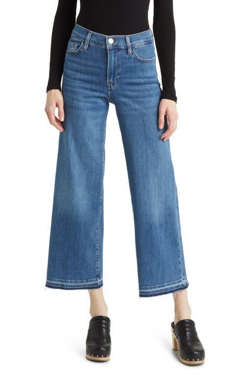 Womens Petite Le Slim Palazzo Wide-Leg Jeans Product Image