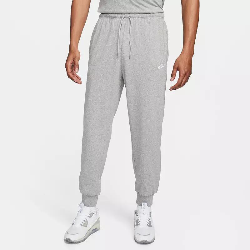 Men's Nike Club Knit Joggers, Size: Large, Dark Gray Grey Product Image