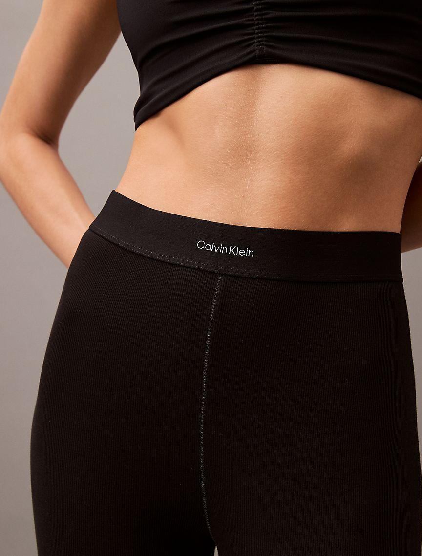 Cotton Stretch Rib Leggings Product Image