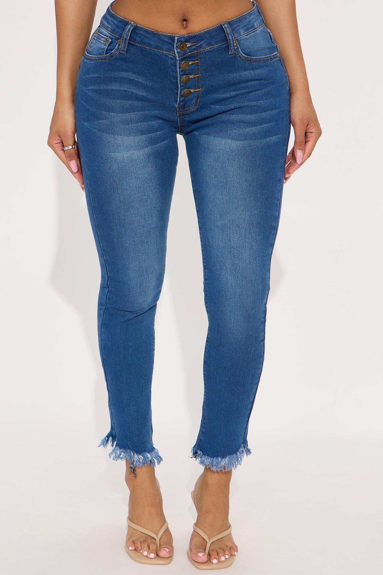 Betty Low Rise Ankle Skinny Jeans - Medium Wash Product Image