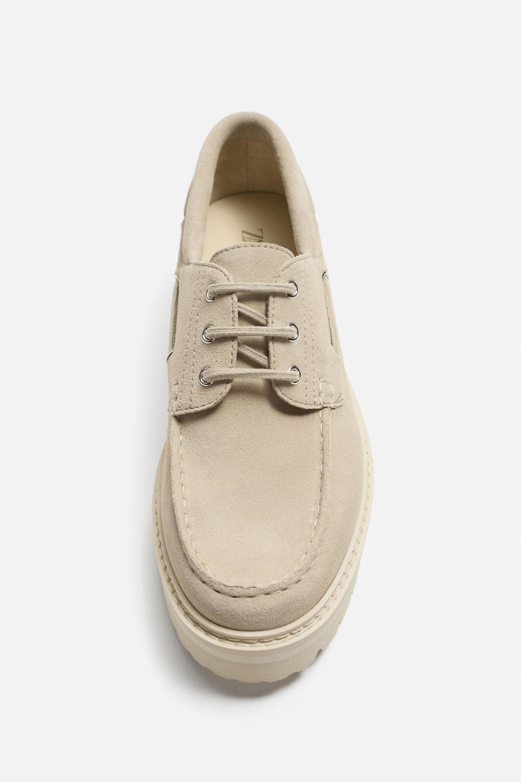 LEATHER BOAT SHOES Product Image
