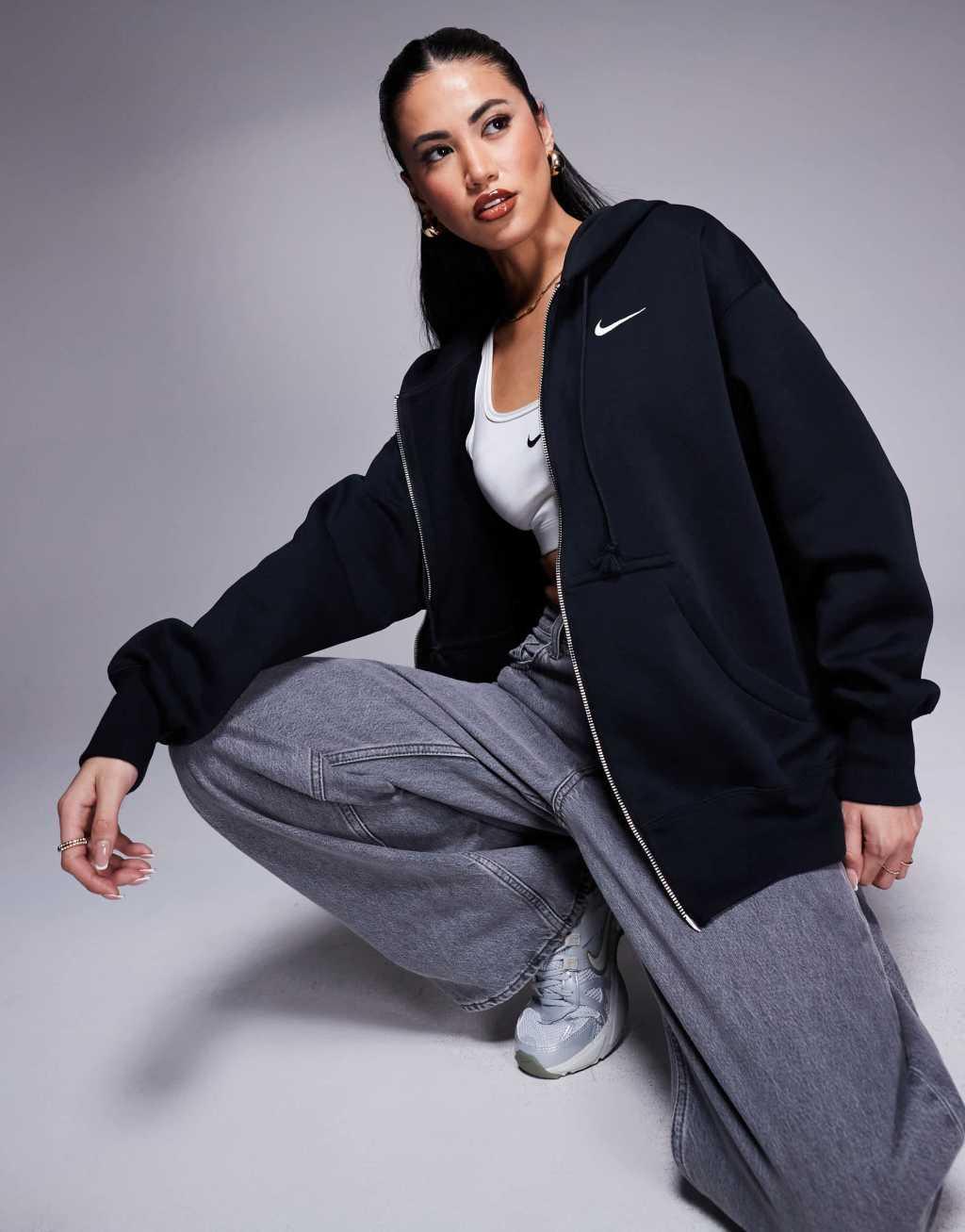 Women's Nike Sportswear Phoenix Fleece Oversized Full-Zip Hoodie Product Image
