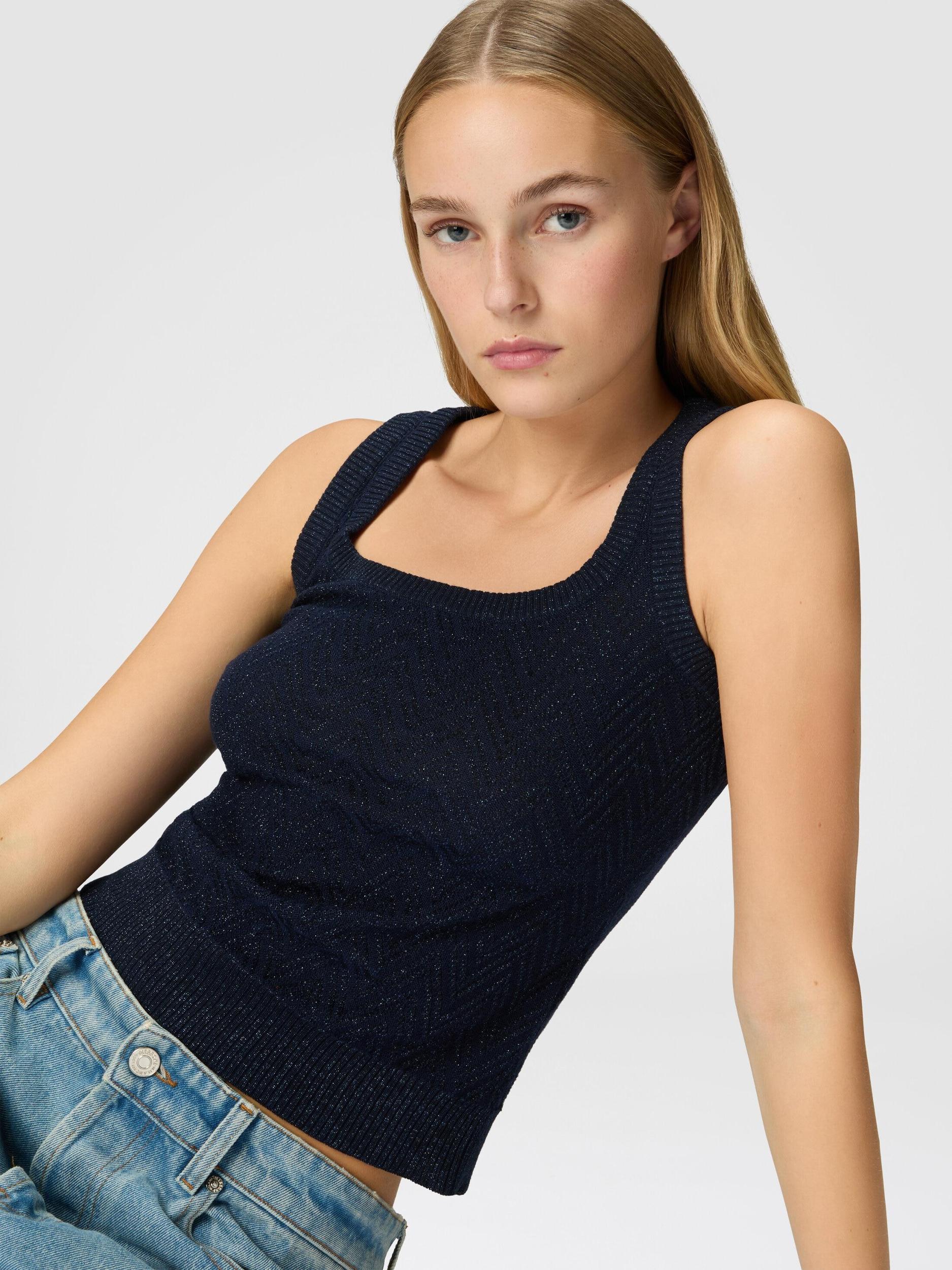 Chevron jacquard tank top Product Image