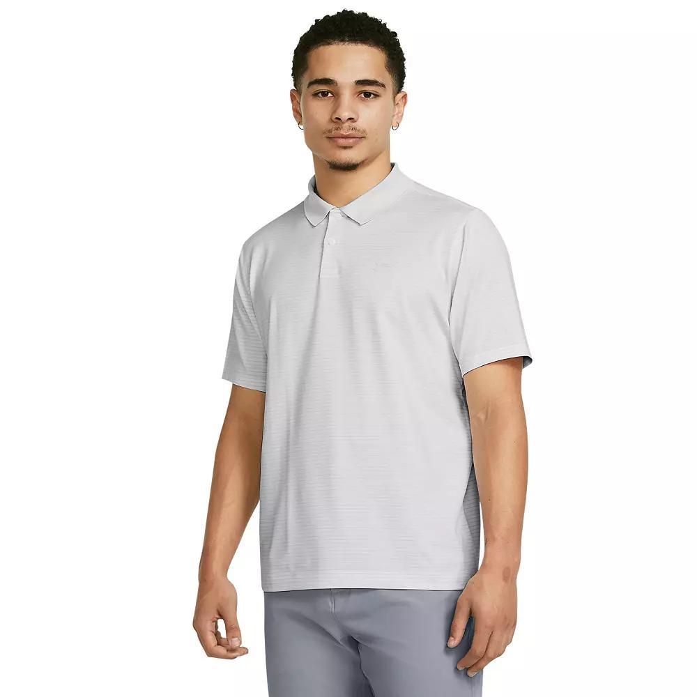 Big & Tall Under Armour Classic-Fit Striped Performance Polo, Men's, Size: Large Tall, Hydro Blue Product Image