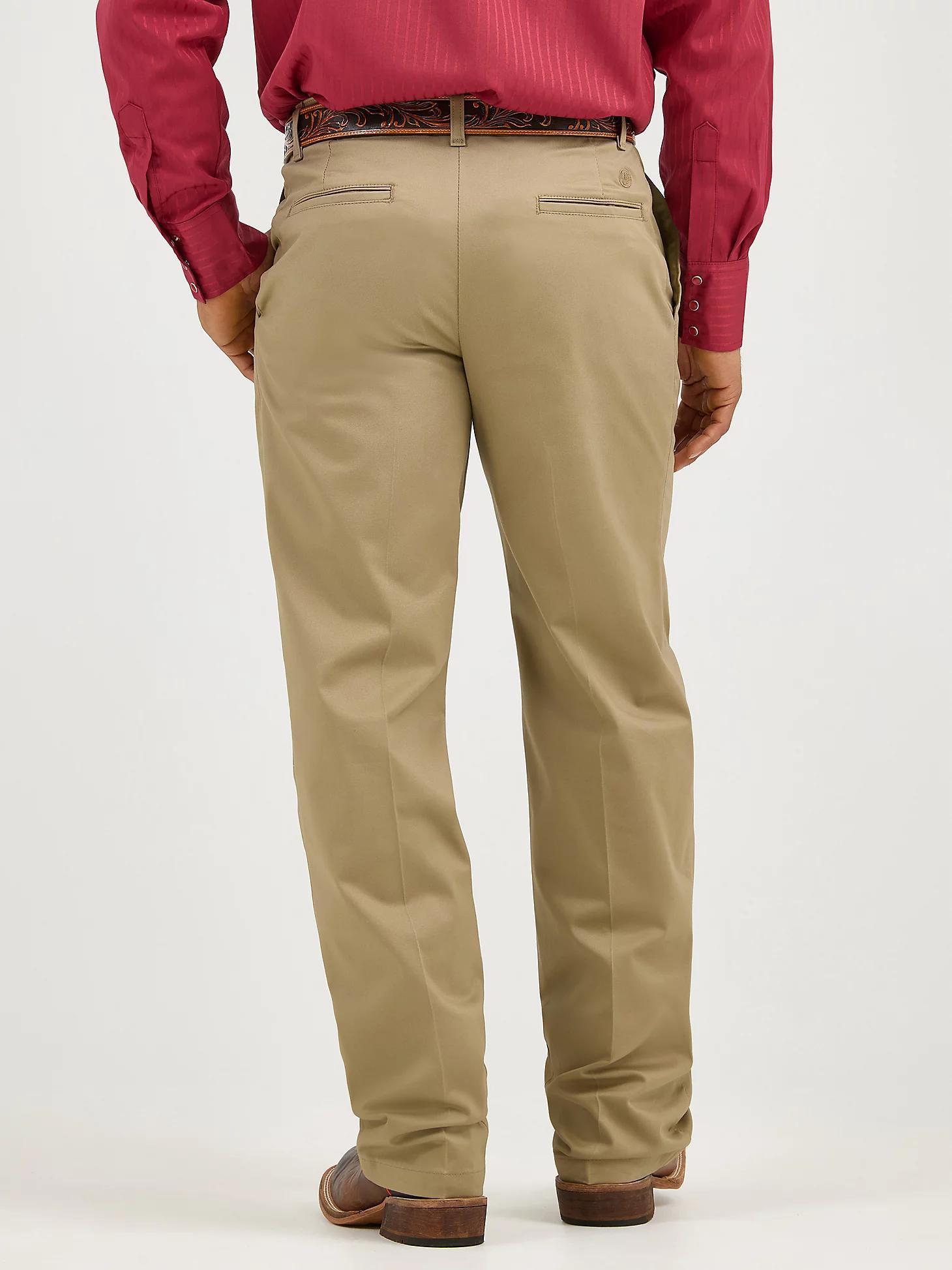 Men's Wrangler Casuals® Flat Front Relaxed Fit Pants | Men's PANTS | Wrangler® Product Image