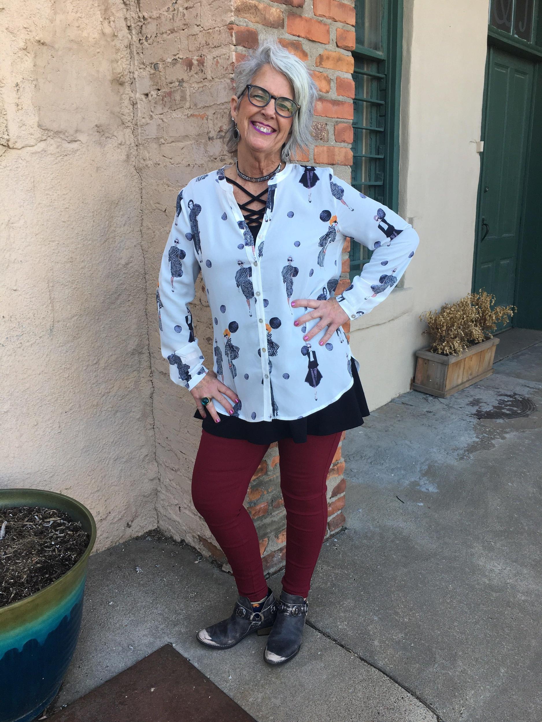 TR-274   Tricotto Haute Couture Blouse Product Image