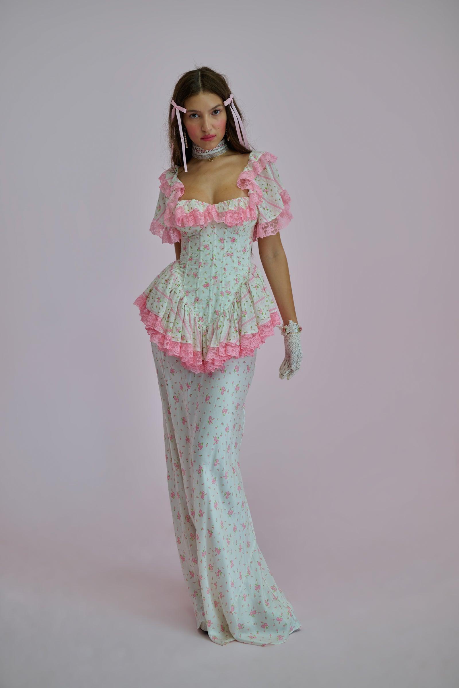 The Pillow Fight Flutter Slip Skirt Product Image