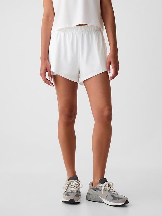 GapFit Mid Rise Dolphin Running Shorts Product Image