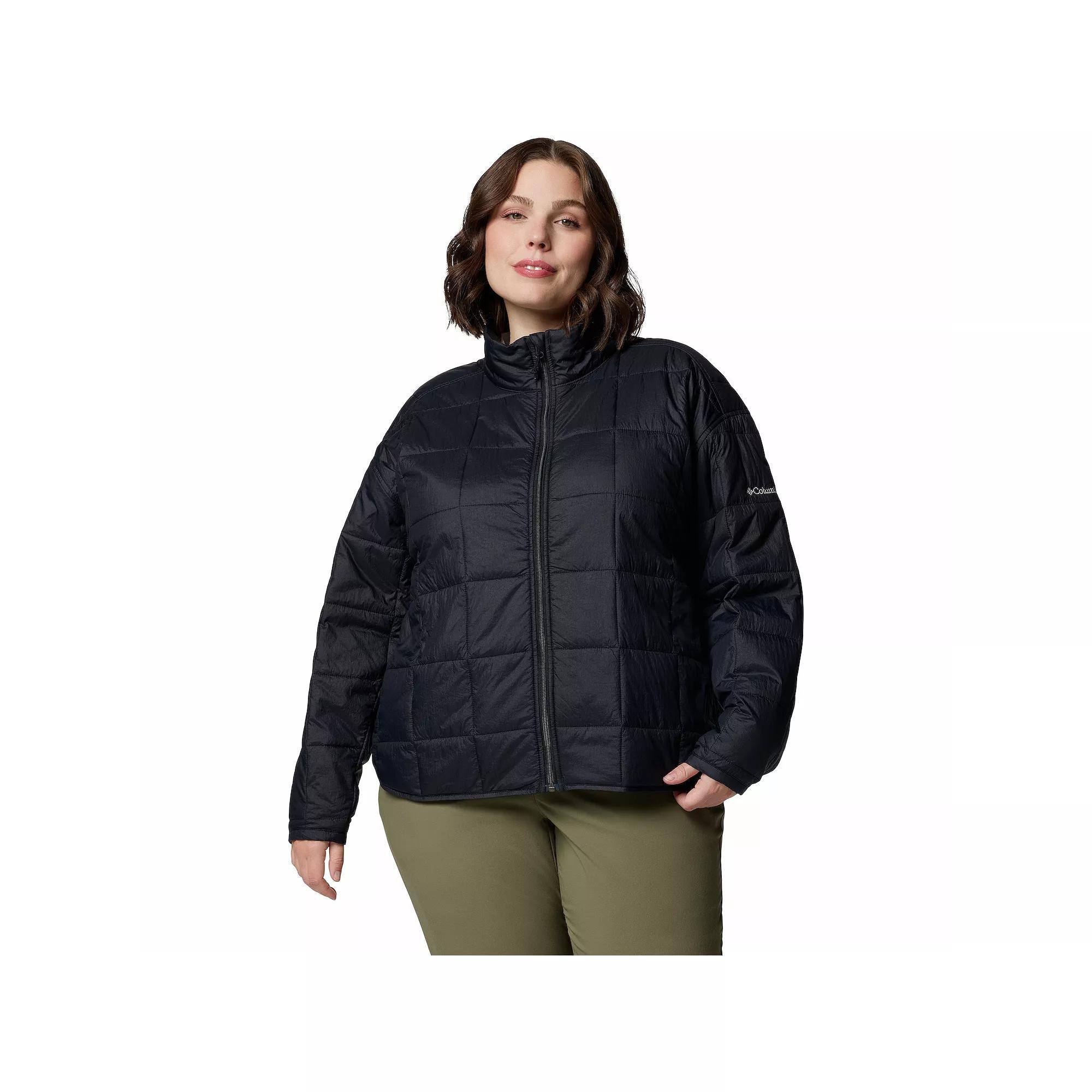 Plus Size Columbia Sienna Hill Quilted Jacket, Women's, Size: 3XL, Black Product Image
