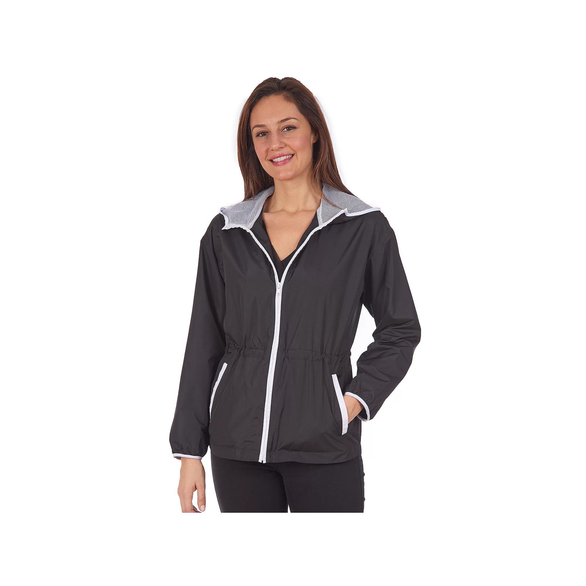 Womens Fleet Street Hooded Mesh Jacket Product Image